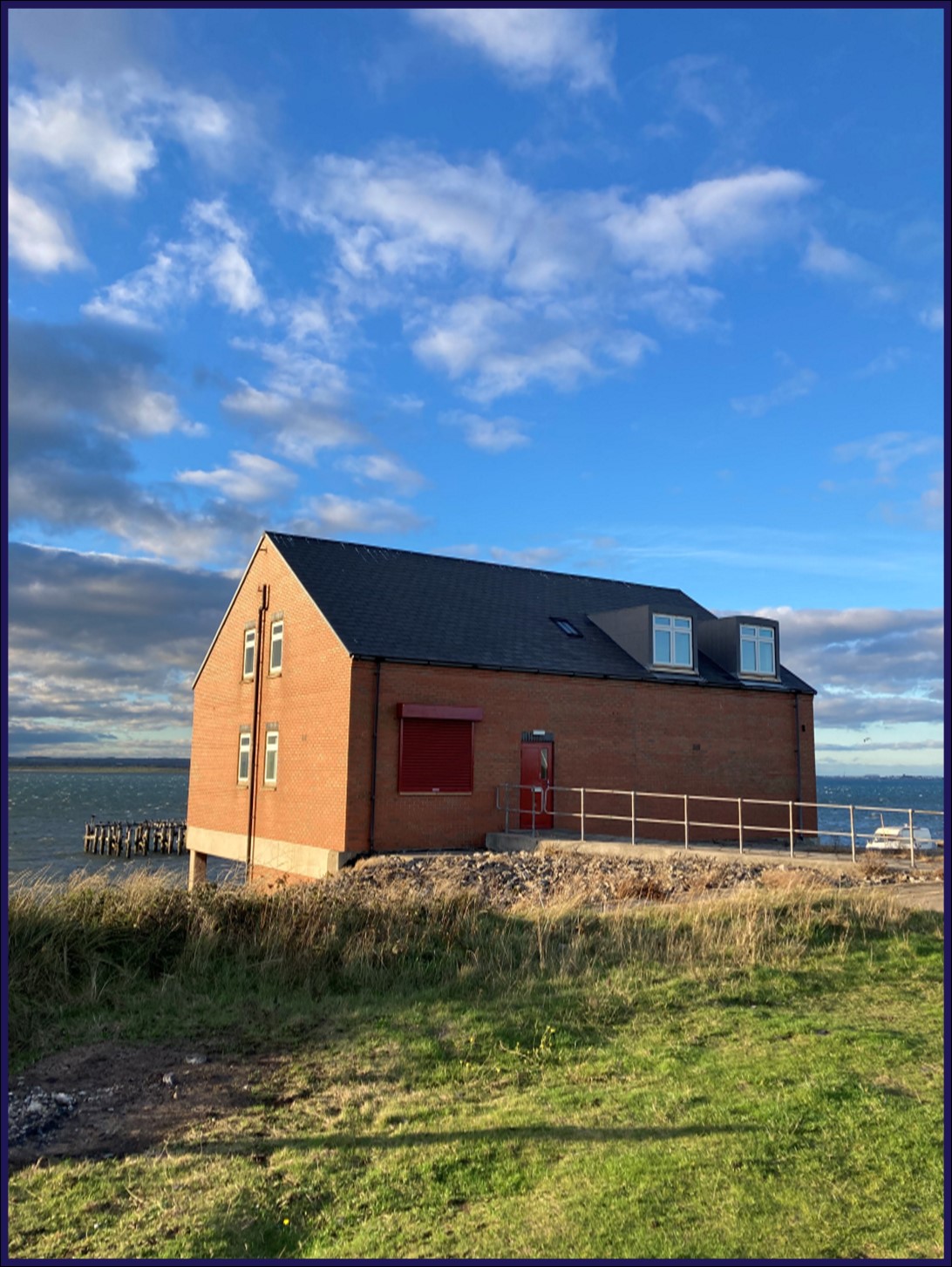 The former lifeboat building at South Gare