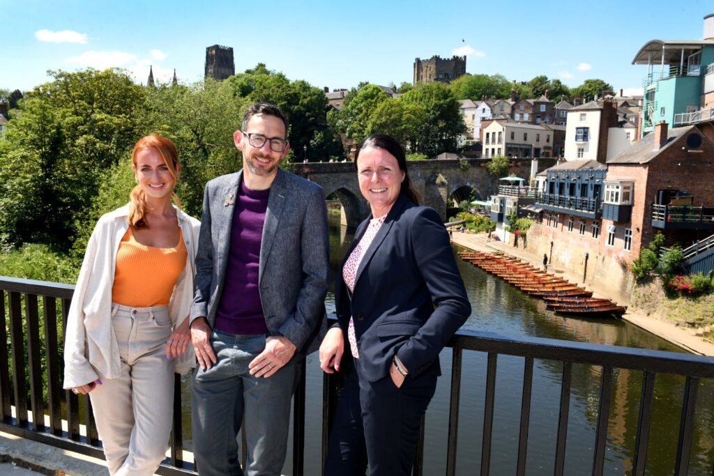 (from left) Charlotte Axon and Rob Baker of Tailored Thinking with Susan Snowdon of NEL Fund Managers