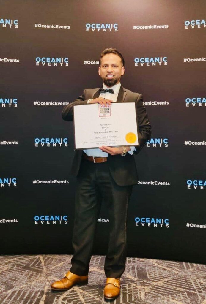 Shahnoor Choudhury Restaurant of the year 2023