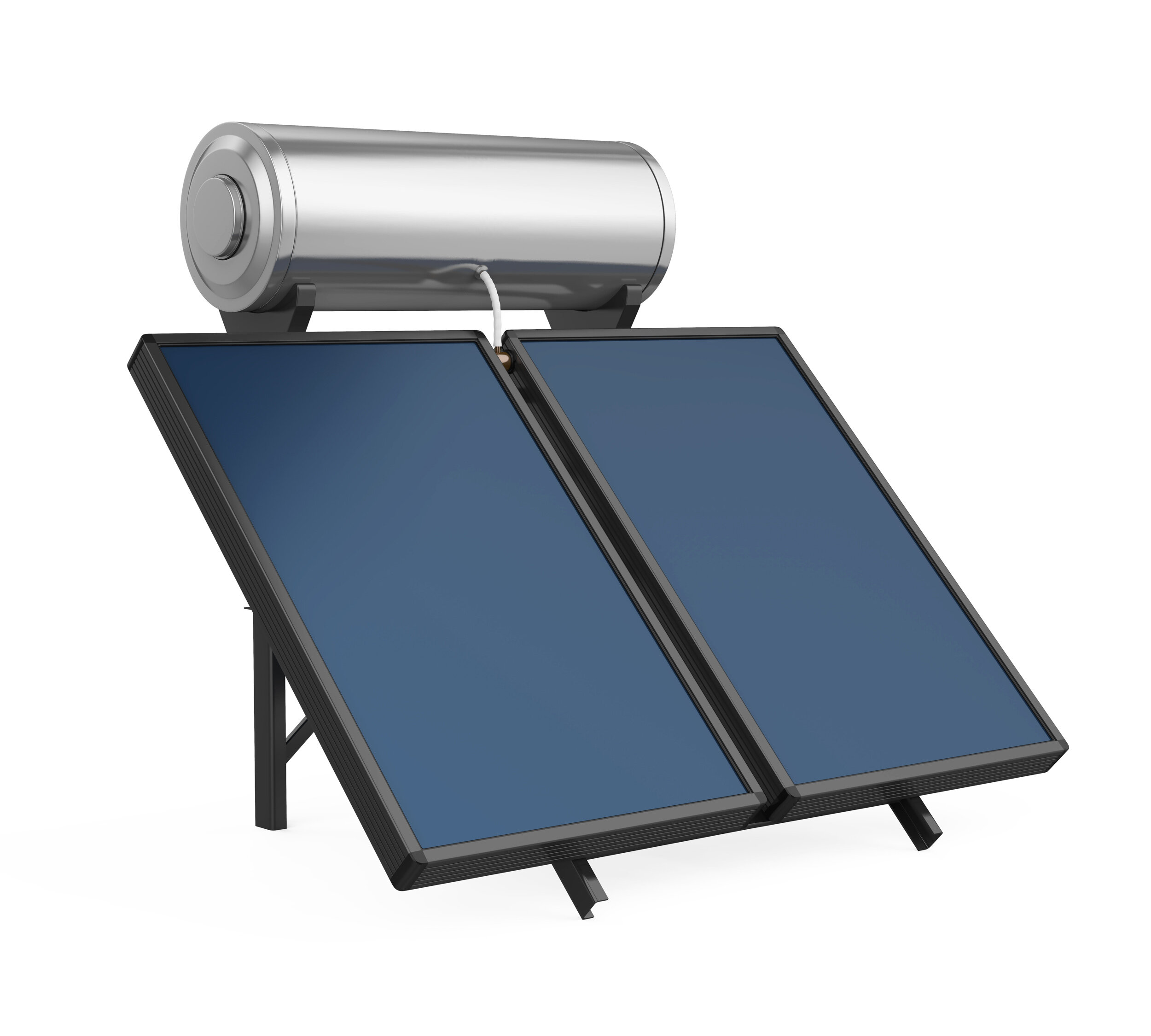 solar water heater with tank