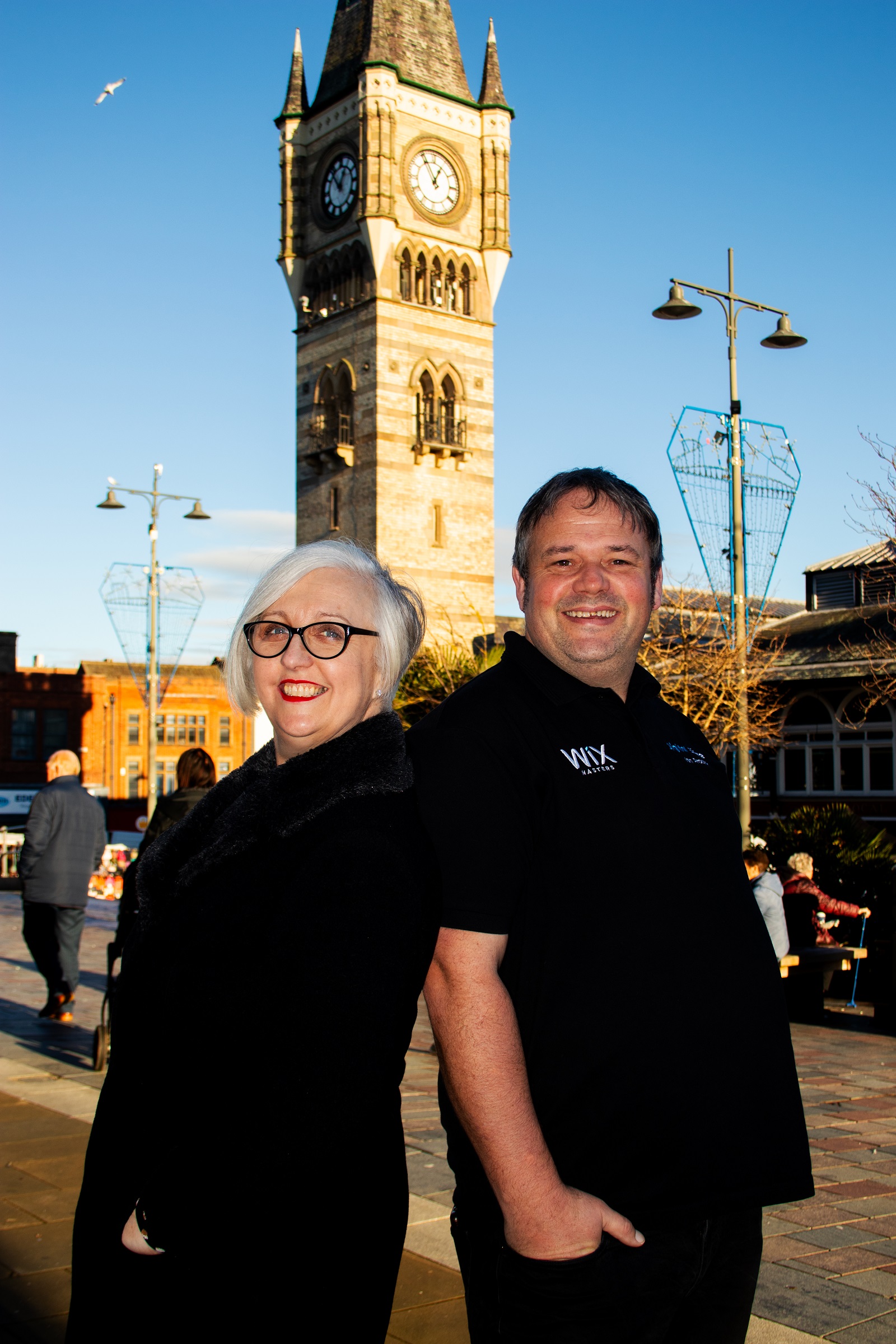 (L-R) Margaret Bradshaw and Ian Proctor