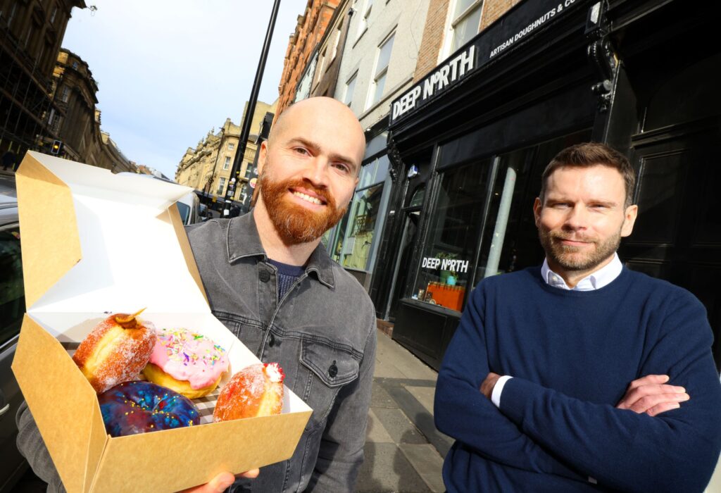 Deep North co-founder Phil King (left) with Jonathan Armitage of NEL Fund Managers