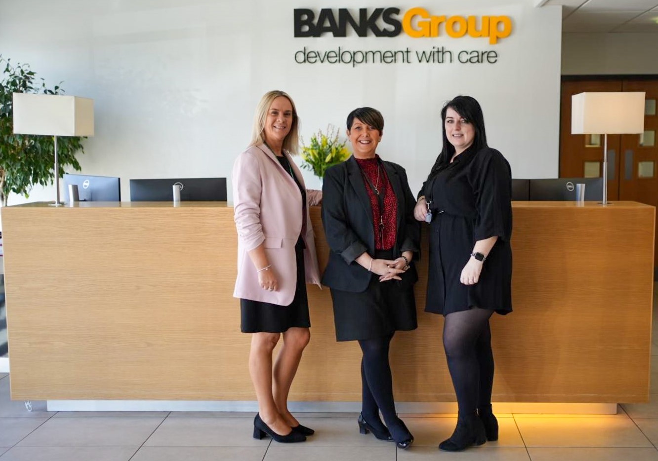 Members of the Banks Group's Better Health At Work programme team (from  left) Joanne Bethell, Debbie McWilliam and Sarah Carr