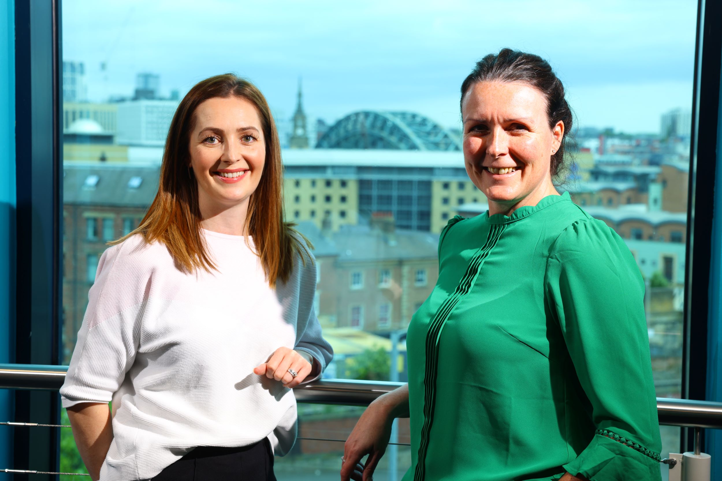 Helen Wilkinson, managing director at Talk Works, with Susan Snowdon, investment executive at NEL Fund Managers