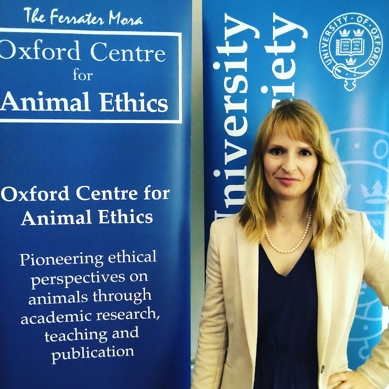 Dr. Coulter at Oxford Centre for Animal Ethics