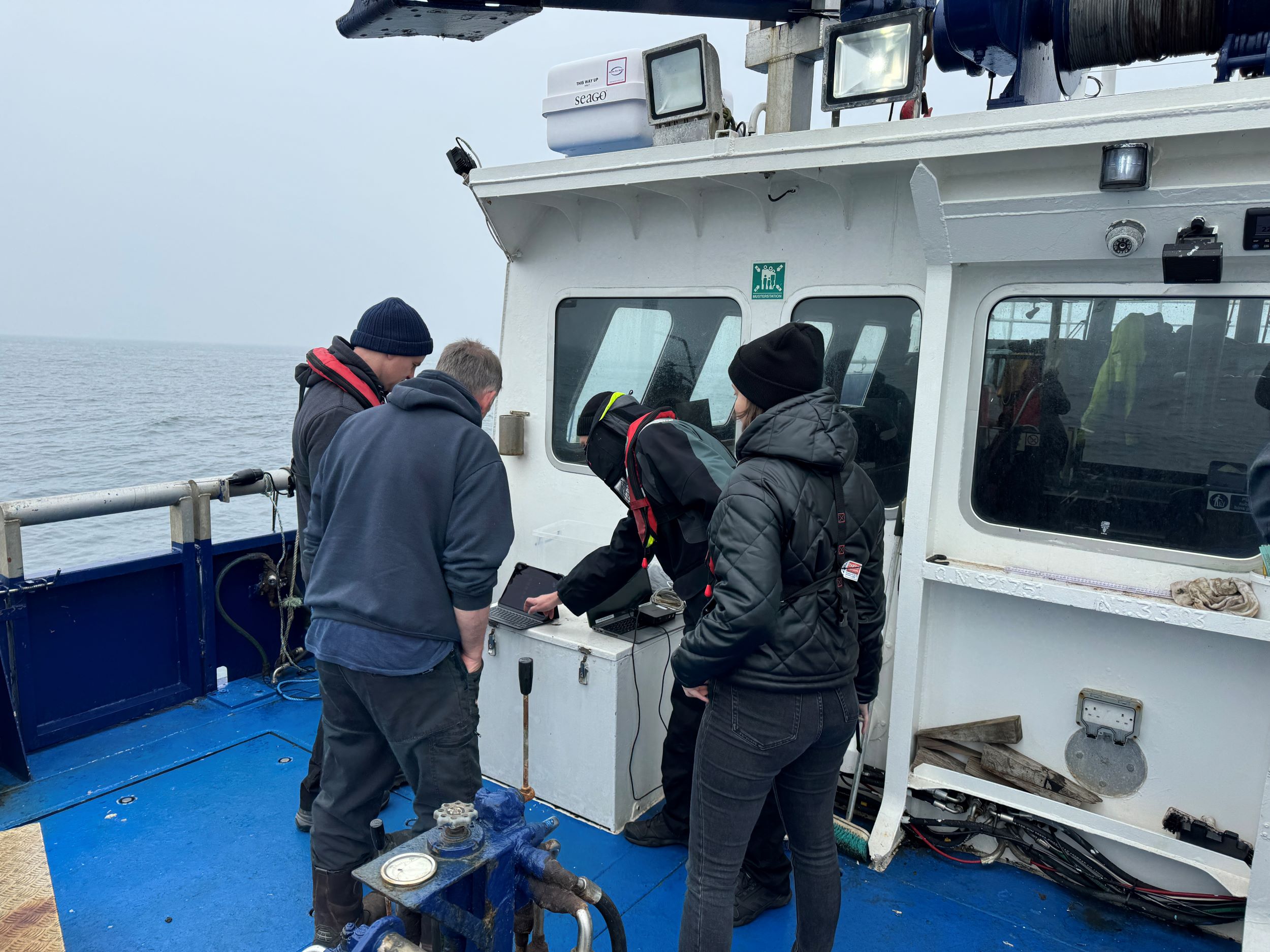 Sea trials being conducted for the MyGearTag acoustic location device in the North Sea