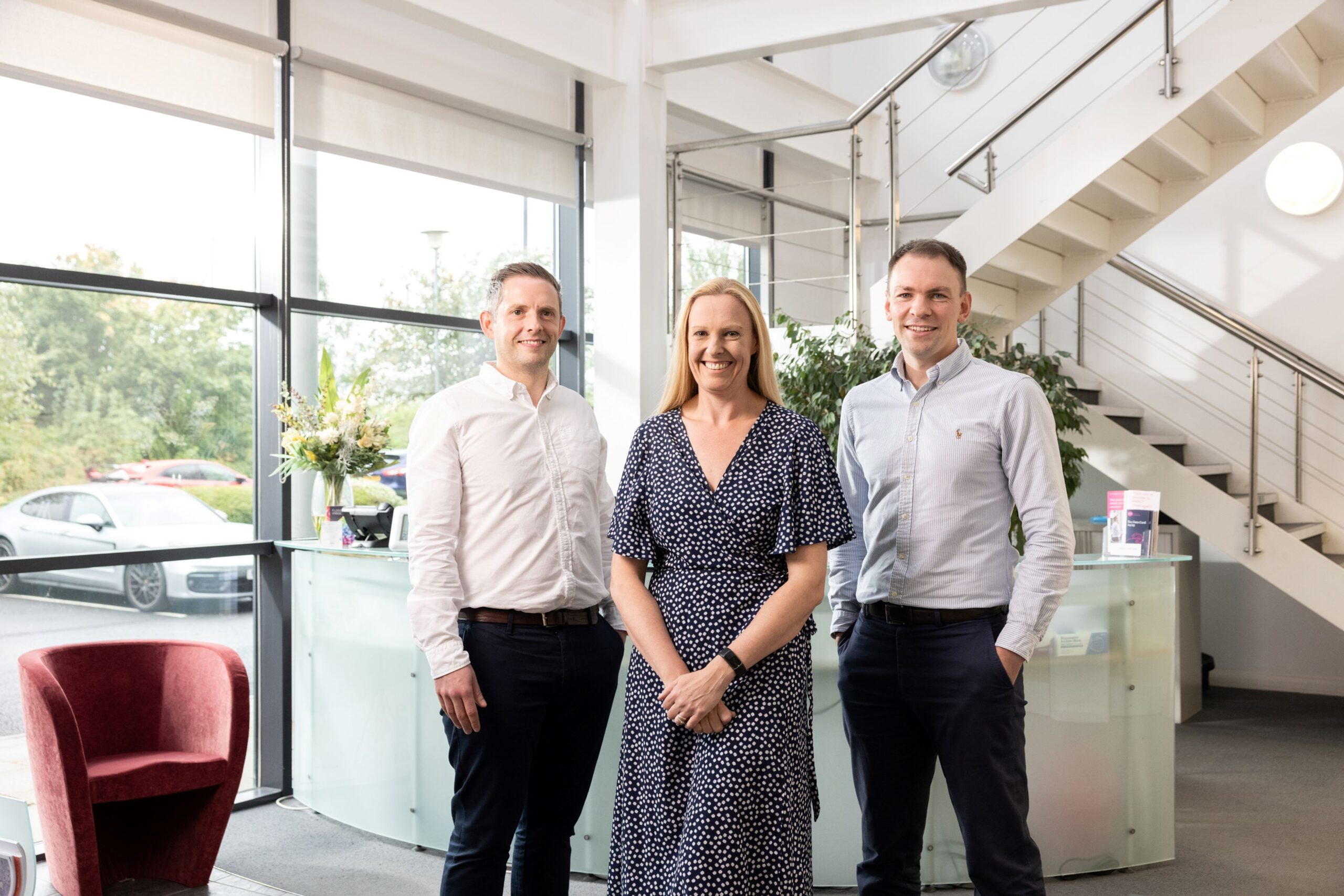 (from left) Chris Brown, Laura Weir and Jon Archer of RMT Accountants & Business Advisors