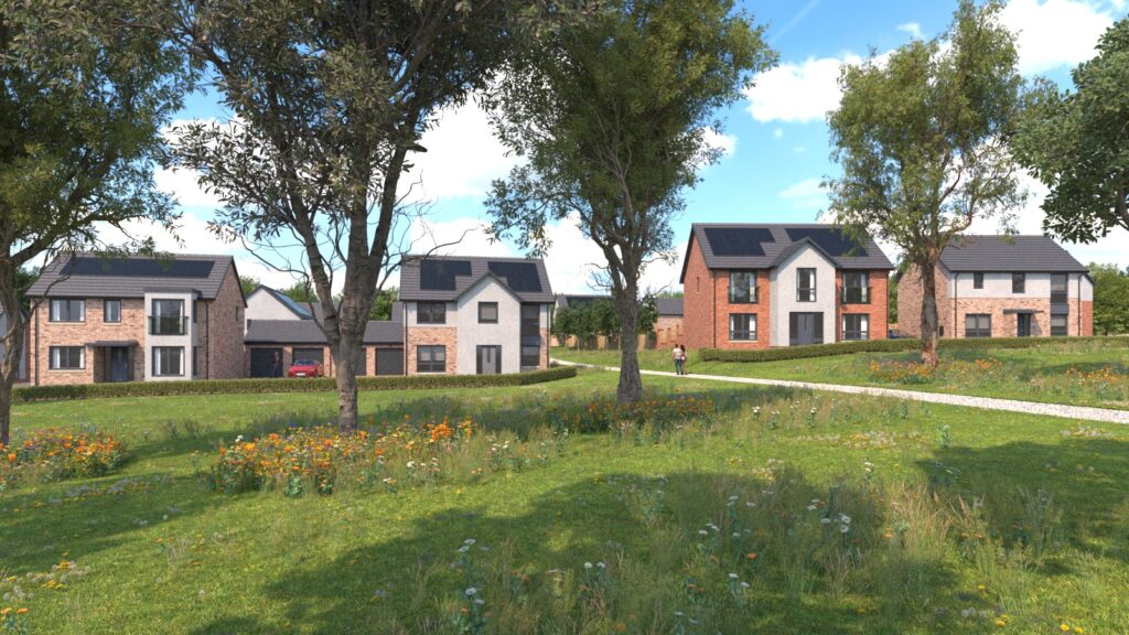 A CGI of Banks Homes'Cathedral Meadows development in West Rainton