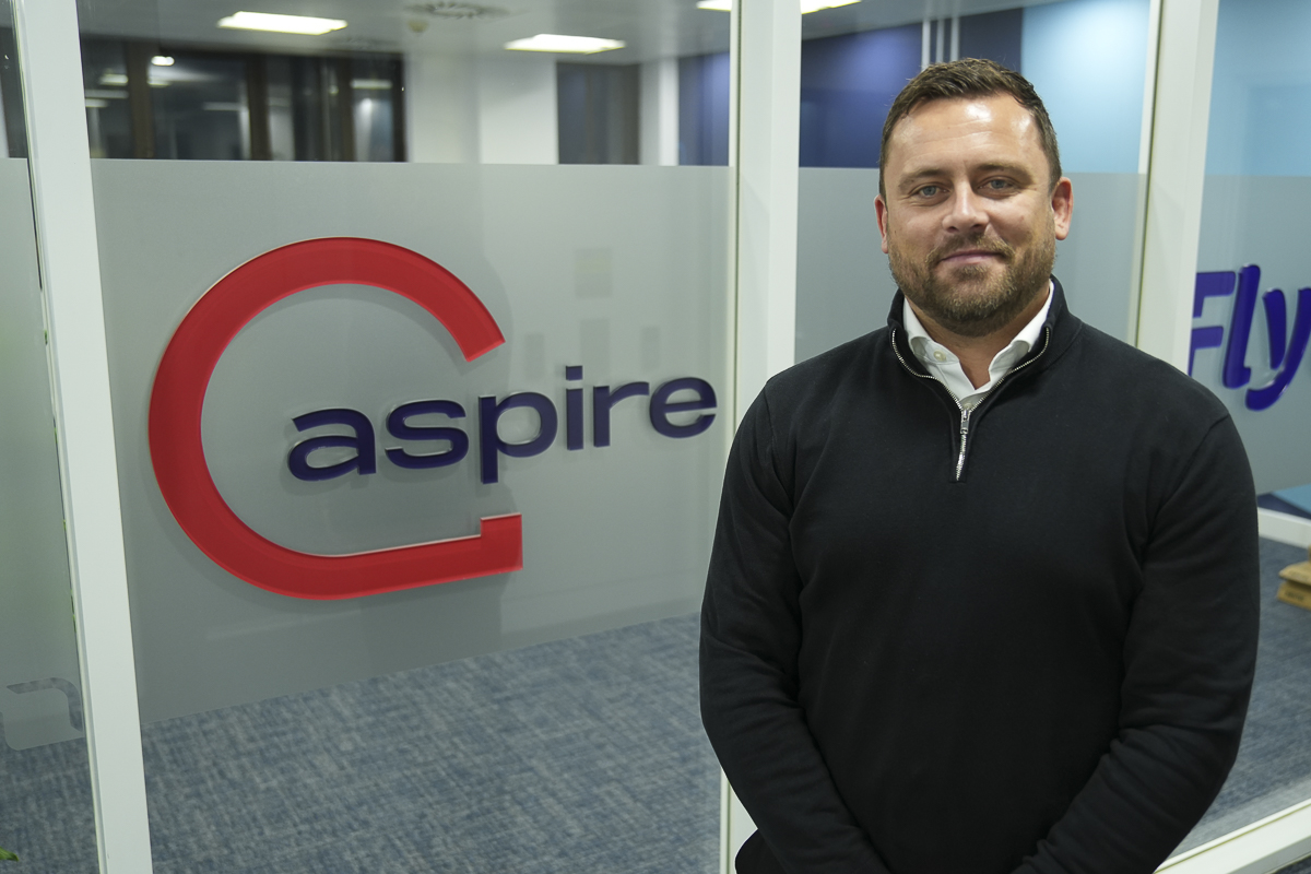 Shaun Richardson, sales manager at Aspire at the company’s Glasgow base