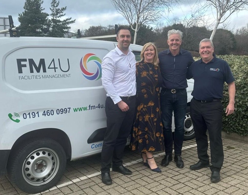 Left to Right: Barry Gill (TIG), Louise Common (FM4U), Jamie Reynolds (SEM) and Mick Common (FM4U)