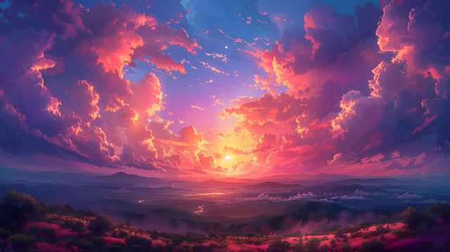 cloudy sunny photo