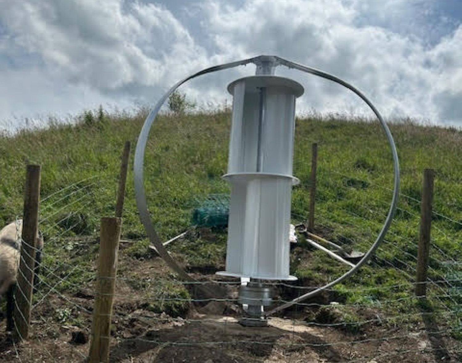 An example of the type of wind turbine Hedley Planning has secured planning approval for in the Peak District National Park